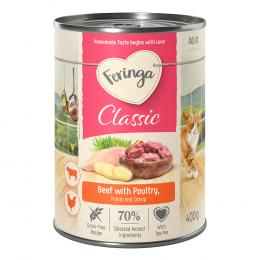 Sparpaket Feringa Classic Meat Menü 12 x 400 g Rind & Geflügel