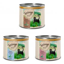 Angebot für Sparpaket Feringa Country Style Menü 24 x 200 g - Mixpaket 1: Truthahn, Rind, Forelle - Kategorie Katze / Katzenfutter nass / Feringa / Country Style Meat Menu.  Lieferzeit: 1-2 Tage -  jetzt kaufen.