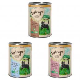 Angebot für Sparpaket Feringa Country Style Menü 24 x 400 g - Mixpaket 1: Pute, Rind, Forelle - Kategorie Katze / Katzenfutter nass / Feringa / Country Style Meat Menu.  Lieferzeit: 1-2 Tage -  jetzt kaufen.