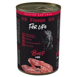 Sparpaket Fitmin Dog For Life 12 x 400 g - Rind