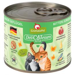 Sparpaket GranataPet DeliCatessen 24 x 200 g - Kitten Geflügel