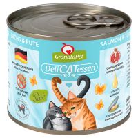 Sparpaket GranataPet DeliCatessen 24 x 200 g - Truthahn & Fasan