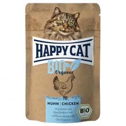 Sparpaket Happy Cat Bio Pouch 12 x 85 g - Bio-Huhn & Bio-Ente