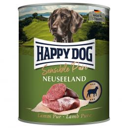 Sparpaket Happy Dog Sensible Pure 12 x 800 g - Neuseeland (Lamm Pur)