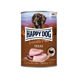 Sparpaket Happy Dog Sensible Pure 24 x 400 g - Texas (Truthahn Pur)