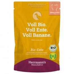 Sparpaket Herrmann's Bio-Selection 40 x 100 g - Bio-Ente mit Bio-Kartoffeln & Bio-Bananenchips