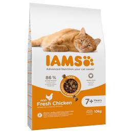 Sparpaket IAMS 2 x Großgebinde - Ältere Katzen Huhn - 2 x 10 kg