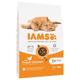 Sparpaket IAMS 2 x Großgebinde - Ausgewachsene Katzen Huhn - 2 x 10 kg