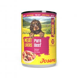 Sparpaket Josera Meat Lovers Junior Menü 24 x 400 g - Rind