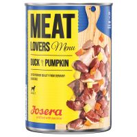 Sparpaket: Josera Meatlovers Menü 12 x 400 g - Rind & Kartoffel