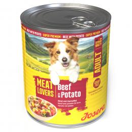 Sparpaket Josera Meatlovers Menü 12 x 800 g - Rind & Kartoffel (neues Design)