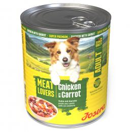 Sparpaket Josera Meatlovers Menü 24 x 800 g - Huhn & Karotte