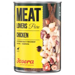 Sparpaket Josera Meatlovers Pure 12 x 400 g - Huhn (altes Design)
