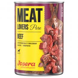 Sparpaket Josera Meatlovers Pure 12 x 400 g - Rind