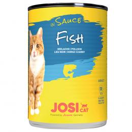 Sparpaket JosiCat in Soße 24 x 415 g - Fisch