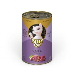 Sparpaket KITTY Cat Adult Pate 24 x 400 g - Ente