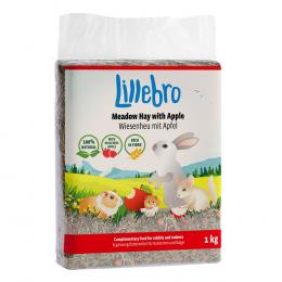 Sparpaket Lillebro Wiesenheu mit Apfel, Löwenzahn oder Karotte - Wiesenheu mit Wildapfel (3 x 1 kg)