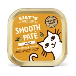 Sparpaket Lily's Kitchen Smooth Paté Selection für Katzen 38 x 85 g - Huhn