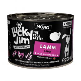 Sparpaket Lucky Jim MINI Mono 24 x 200 g - Lamm