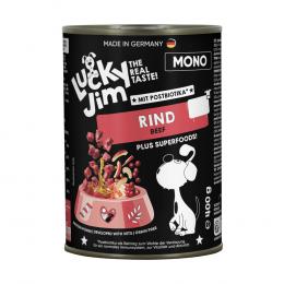 Sparpaket Lucky Jim Mono 24 x 400 g - Rind