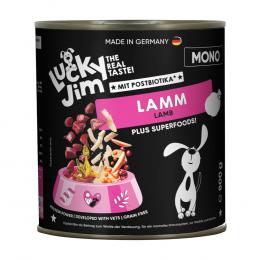 Sparpaket Lucky Jim Mono 24 x 800 g - Lamm