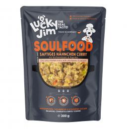 Angebot für Sparpaket Lucky Jim Soulfood 24 x 300 g - Hähnchen Curry - Kategorie Hundefutter & Zubehör / Hundefutter nass / Lucky Jim / -.  Lieferzeit: 1-2 Tage -  jetzt kaufen.