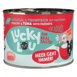 Sparpaket Lucky Lou Adult 24 x 200 g - Geflügel & Thunfisch