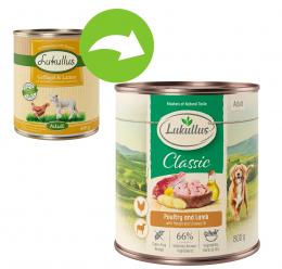 Sparpaket Lukullus Naturkost 24 x 800 g - Adult Mixpaket 2 (4 Sorten)
