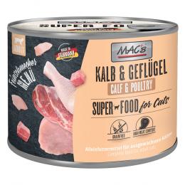 Angebot für Sparpaket MAC´s Cat Feinschmecker 24 x 200 g - Kalb & Geflügel - Kategorie Katze / Katzenfutter nass / MAC´s / Dosen.  Lieferzeit: 1-2 Tage -  jetzt kaufen.