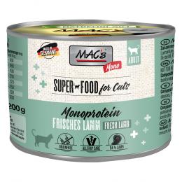 Sparpaket MAC´s Cat Mono Sensitive 24 x 200 g - Lamm