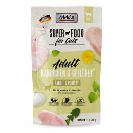 Sparpaket MAC´s Cat Pouch 24 x 100 g - Kaninchen & Geflügel