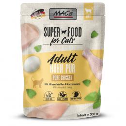 Sparpaket MAC´s Cat Pouch 24 x 300 g - Huhn pur