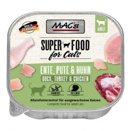 Sparpaket MAC's Cat Schale 64 x 100 g - Ente, Pute & Huhn