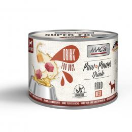 Sparpaket: MAC's Dog Paw Power Drink 12 x 185 g - Rind