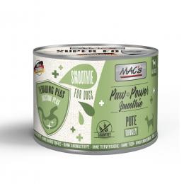 Sparpaket MAC's Dog Paw Power Smoothie 6 x 185 g - Pute - Verdauung