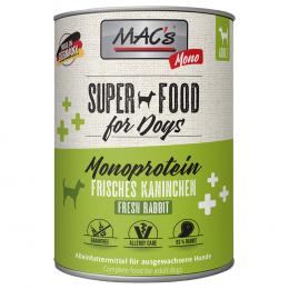 Sparpaket MAC's Mono Sensitive 24 x 800 g - Kaninchen