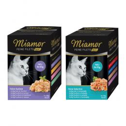 Sparpaket Miamor Feine Filets Mini Pouch 32 x 50 g - Mixpaket (8 Sorten)