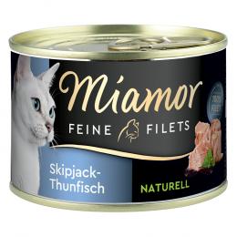 Sparpaket Miamor Feine Filets Naturelle 24 x 156 g - Skipjack-Thunfisch