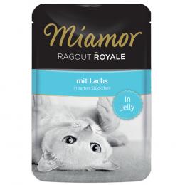Sparpaket Miamor Ragout Royale in Jelly 22 x 100 g - Lachs
