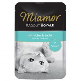 Sparpaket Miamor Ragout Royale in Soße 22 x 100 g - Huhn & Lachs