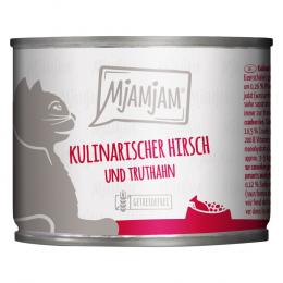Sparpaket MjAMjAM 24 x 200 g - kulinarischer Hirsch und Truthahn an frischen Cranberries
