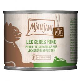 Angebot für Sparpaket MjAMjAM Pur 24 x 200 g - leckeres Rind pur - Kategorie Katze / Katzenfutter nass / MjAMjAM / Adult Pur.  Lieferzeit: 1-2 Tage -  jetzt kaufen.