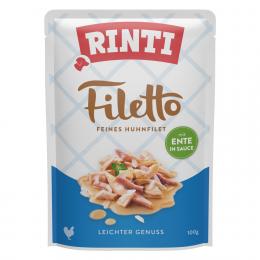 Sparpaket: Rinti Filetto in Sauce 48 x 100 g - Huhn & Ente