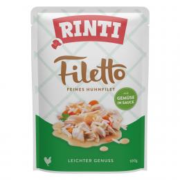 Sparpaket: Rinti Filetto in Sauce 48 x 100 g - Huhn & Gemüse