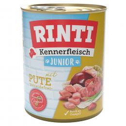 Angebot für Sparpaket RINTI Kennerfleisch 12 x 800 g - Junior: Pute - Kategorie Hundefutter & Zubehör / Hundefutter nass / RINTI / RINTI Kennerfleisch.  Lieferzeit: 1-2 Tage -  jetzt kaufen.