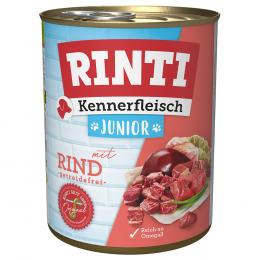 Sparpaket RINTI Kennerfleisch 12 x 800 g - Junior: Rind