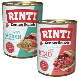 Sparpaket RINTI Kennerfleisch 12 x 800 g - Mixpaket Rind: 2 Sorten