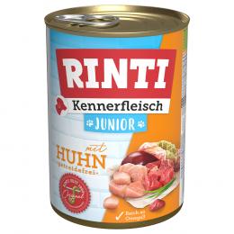 Sparpaket RINTI Kennerfleisch 24 x 400g - Junior: Huhn