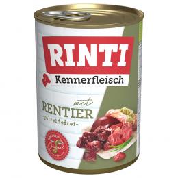 Sparpaket RINTI Kennerfleisch 24 x 400g - Rentier
