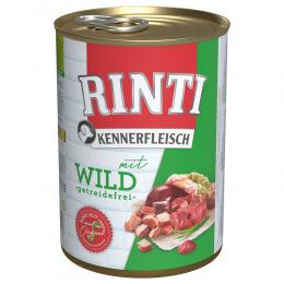 Sparpaket RINTI Kennerfleisch 24 x 400g - Wild
